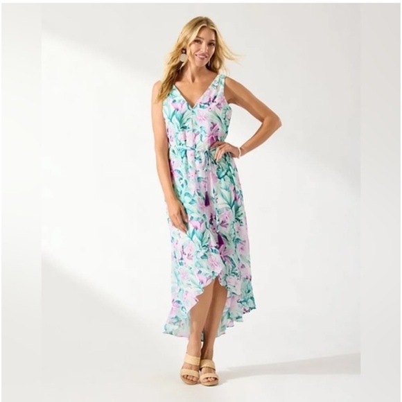 tommy bahama bonita springs sl maxi dress, size S/P - Picture 4 of 15